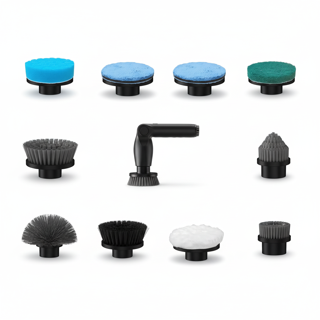 Spinora Brush Set with Colorful Heads